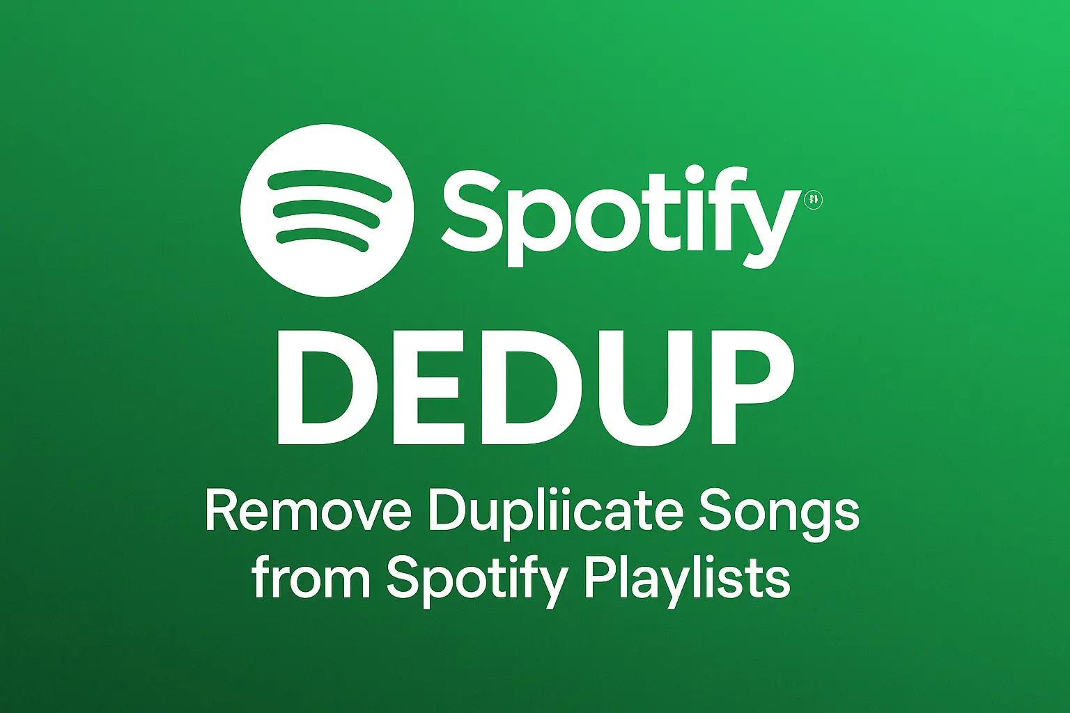 spotify dedup
