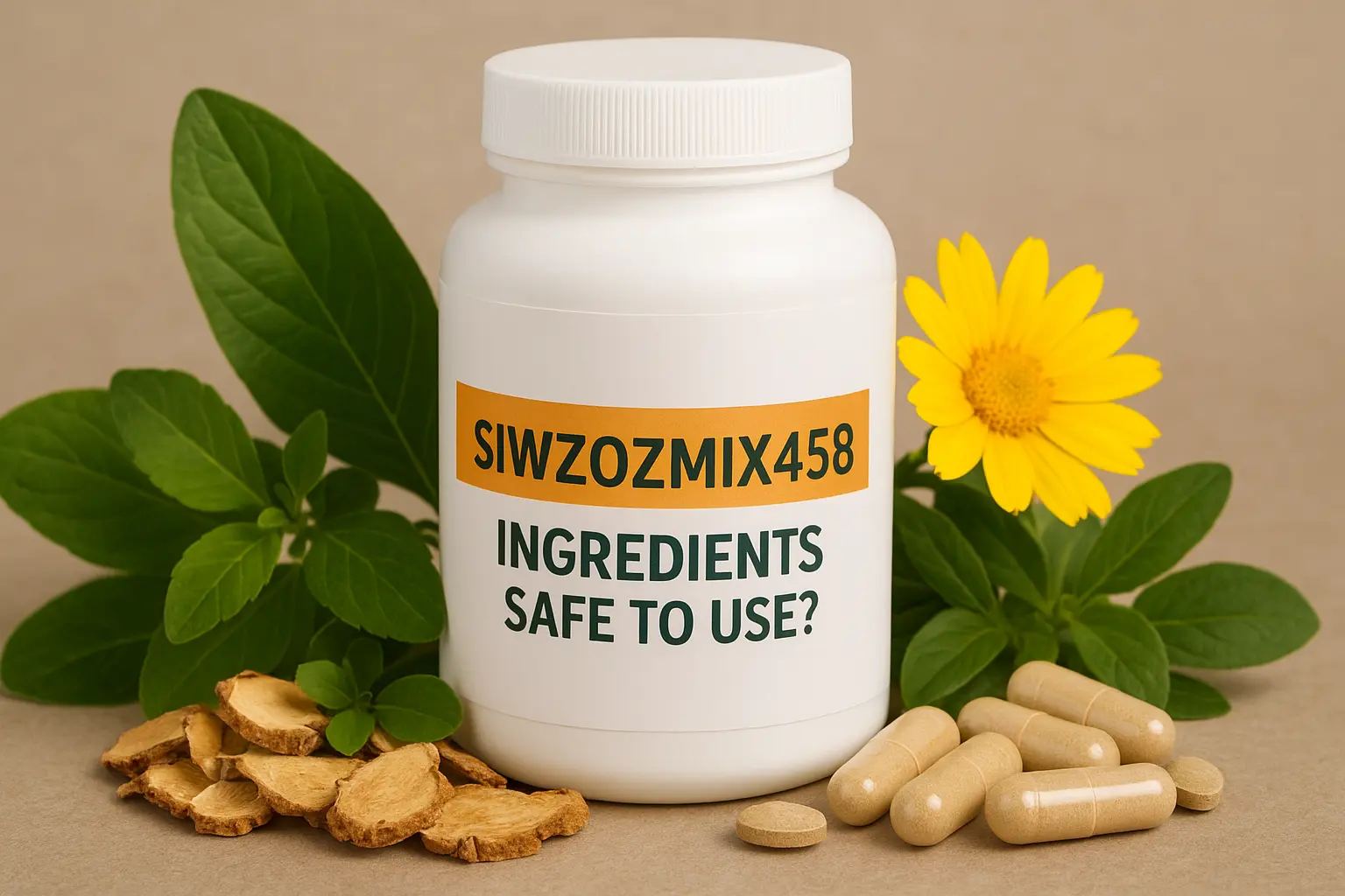ingredients in siwzozmix458 safe to use