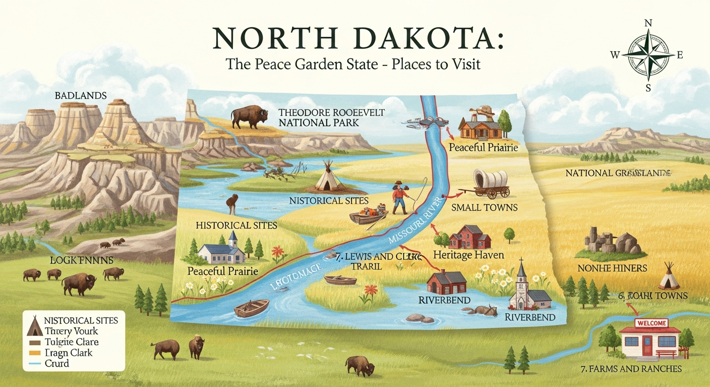 North Dakota Places to Visit
