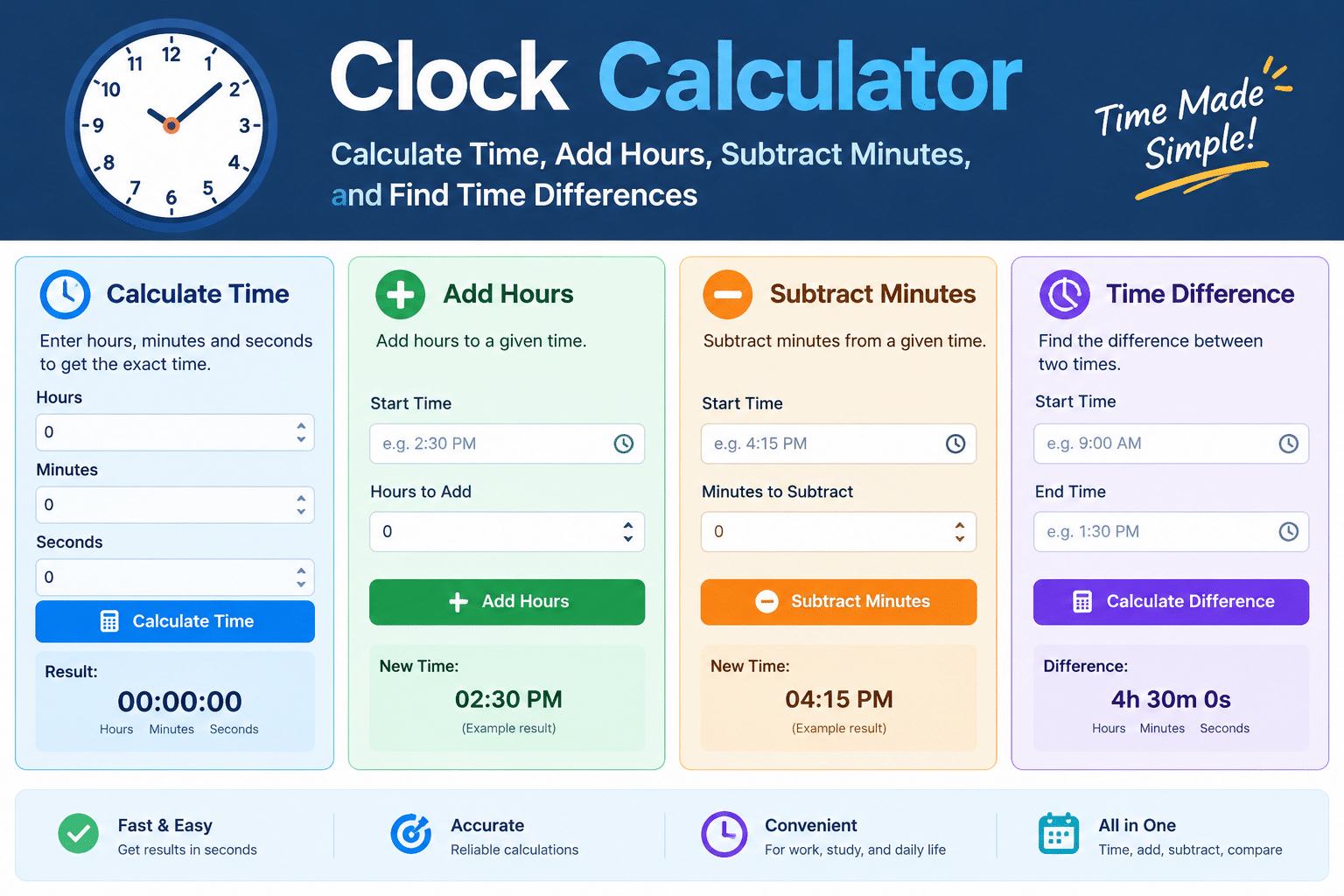 Clock Calculator